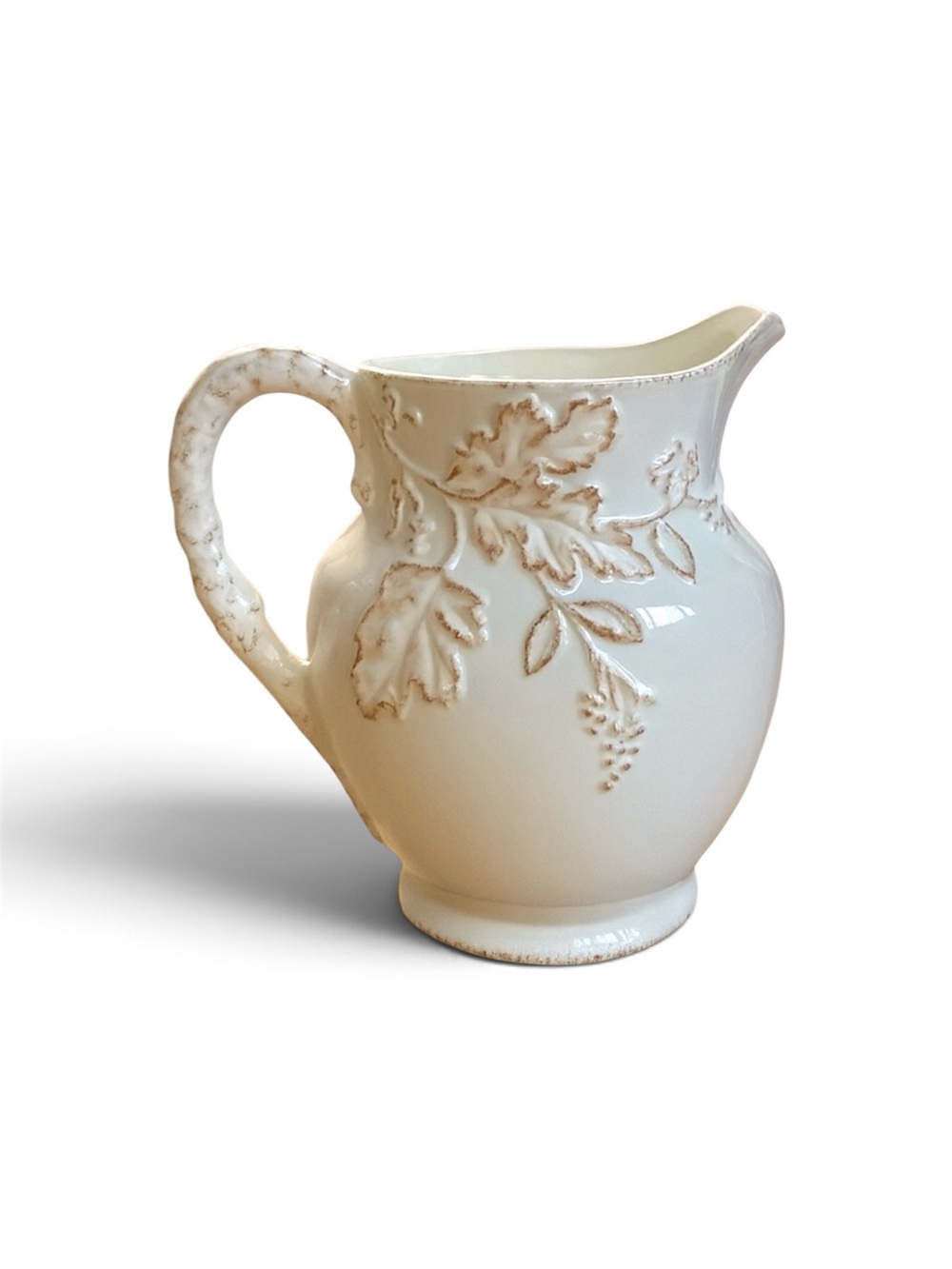 Farmhouse Cottagecore Ceramic Pitcher/Vase